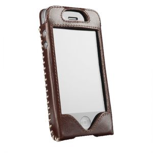 Чехол Sena Sarach LeatherSkin Brown/Cream for iPhone 4/4S